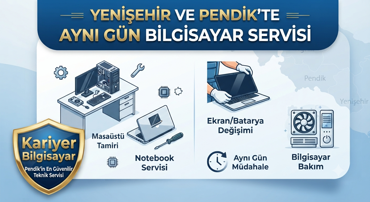 Yenişehir bilgisayar ve laptop tamiri teknik servis