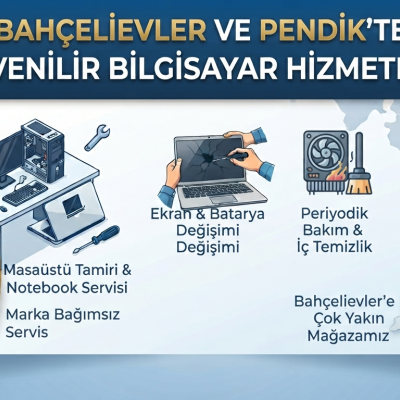 Bahçelievler Bilgisayar ve Laptop Tamiri: Mahallenize En Yakın Teknik Servis