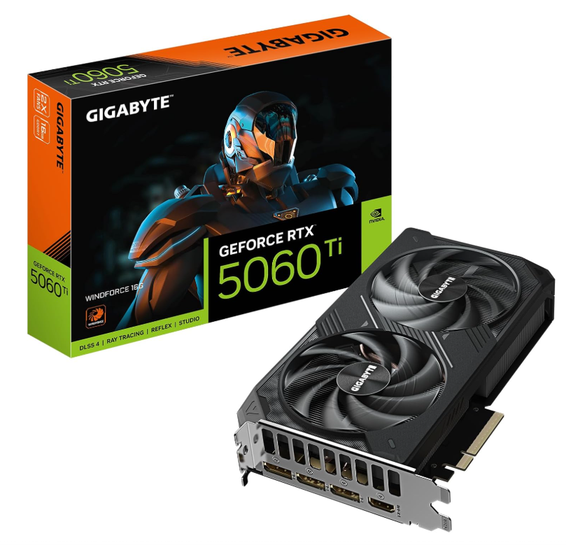 Gigabyte GeForce RTX 5060 Ti WINDFORCE 16G