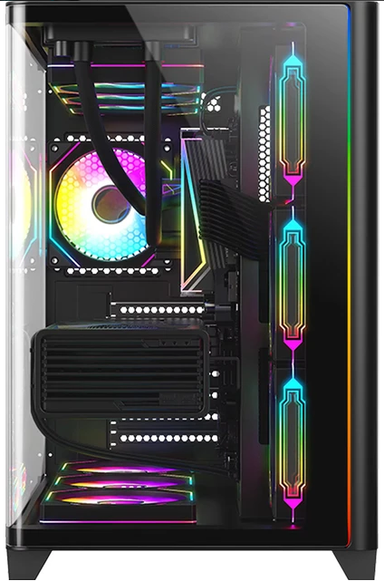 Dragos Ocean Curved Pro V2 7x Argb Fan USB 3.0 Typec 750W 80+ - Görsel 3