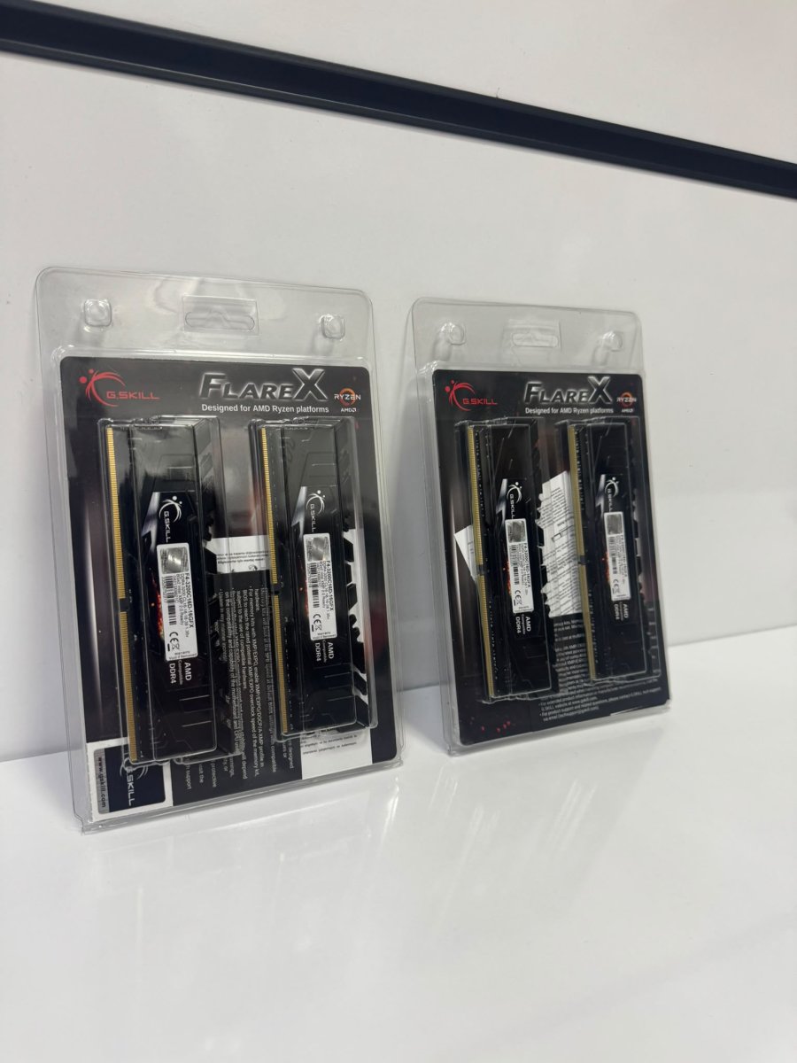 G.Skill Flare X 16GB (2x8GB) 3200MHz DDR4 CL16 Dual Kit Ram (F4-3200C16D-16GFX) - Görsel 1