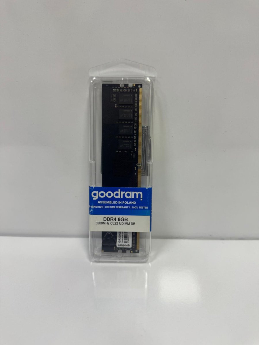 Goodram 8GB DDR4 3200MHz CL22 UDIMM Tekli Masaüstü Bilgisayar RAM (GR3200D464L22S/8G) - Görsel 3