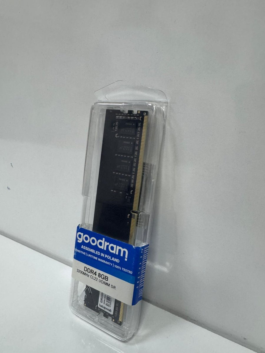 Goodram 8GB DDR4 3200MHz CL22 UDIMM Tekli Masaüstü Bilgisayar RAM (GR3200D464L22S/8G) - Görsel 4