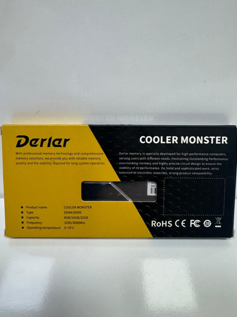 Derler Cooler Monster 16GB DDR4 3200MHz Soğutuculu Masaüstü Bilgisayar Ram - Görsel 3