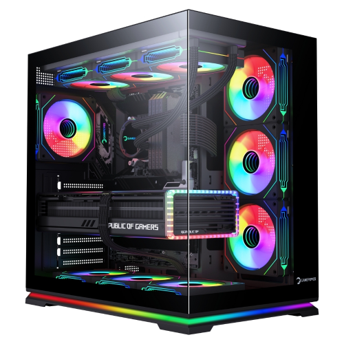GAMEPOWER WARCRY SELSEI 4X ARGB FAN LED STRIP 750W 80+ BRONZE AKVARYUM TASARIM ATX GAMING KASA