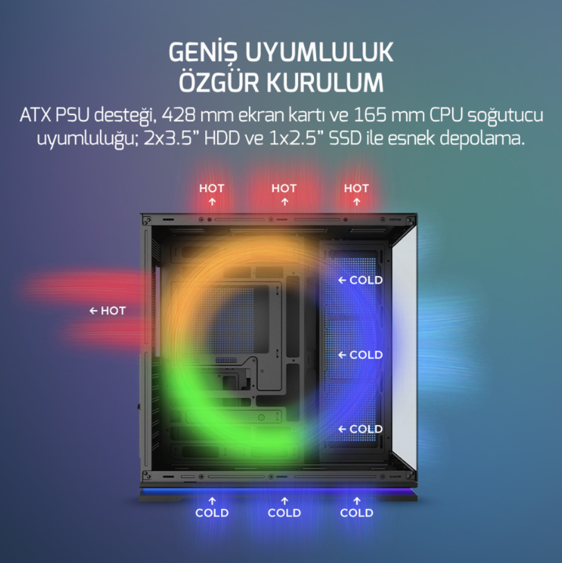 AMD Ryzen 5 7500X3D | 16 GB DDR5 | ZOTAC RTX 5070 12 GB | 1 TB SSD OEM Paket - Görsel 4