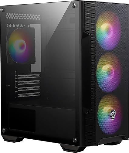 MSI MAG FORGE M100A D60 600W 80+ PSU MICRO-ATX GAMING BİLGİSAYAR KASASI