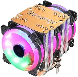 REVENGE COLD FROST 603 KULE TİPİ 3 FANLI RAINBOW GAMING İŞLEMCİ SOĞUTUCU (LGA 1700 & AM5 UYUMLU) - Görsel 3