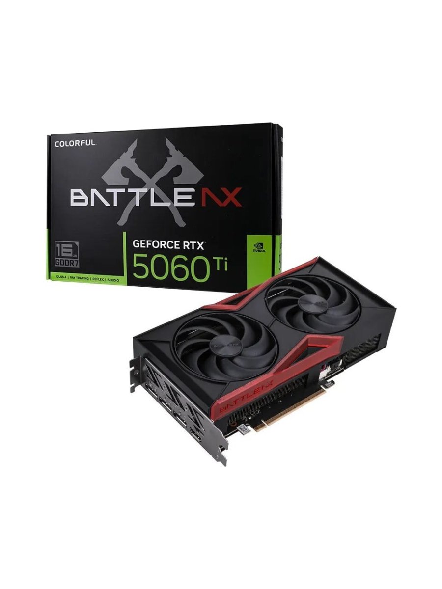 COLORFUL BATTLE AX NB DUO NVIDIA GEFORCE RTX 5060 TI 16GB GDDR7 128BIT EKRAN KARTI - Görsel 1