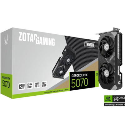 ZOTAC GeForce RTX 5070 GAMING TWIN EDGE 12GB GDDR7 192Bit