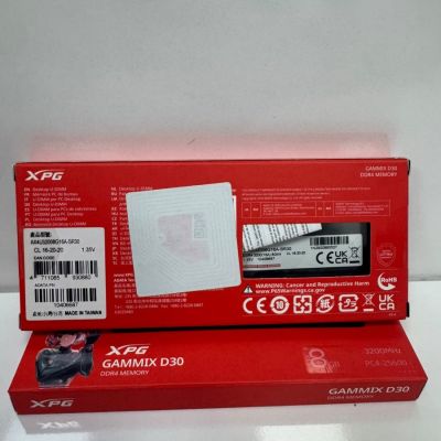 XPG Gammix D30 Red 8GB DDR4 3200MHz CL16 Tekli Masaüstü Bilgisayar RAM (AX4U32008G16A-SR30)