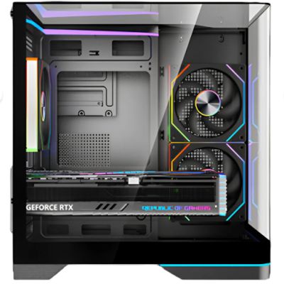 REVENGE NOVA PLUS CURVED 5X ARGB FANLI KUMANDALI USB 3.0 GAMING BİLGİSAYAR KASASI