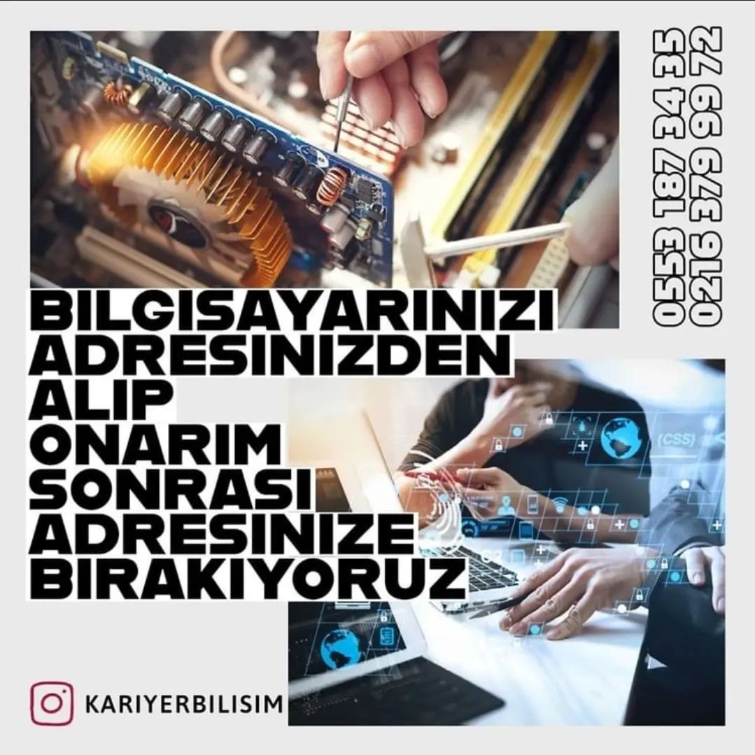 Kariyer Bilgisayar ve Güvenlik Sistemleri
0216 379 99 72 - 0553 187 34 35
#bilgisayar #notebook #ssd #bilgisayarbakım #notebooktamir #bilişim #termalmacun #gözdağı #pendik #gamerbilgisayarı #bilgisayarcı #bilgisayartamiri #bilgisayarparçaları #harddisk #notebookanakart #windows11 #format #kariyerpc