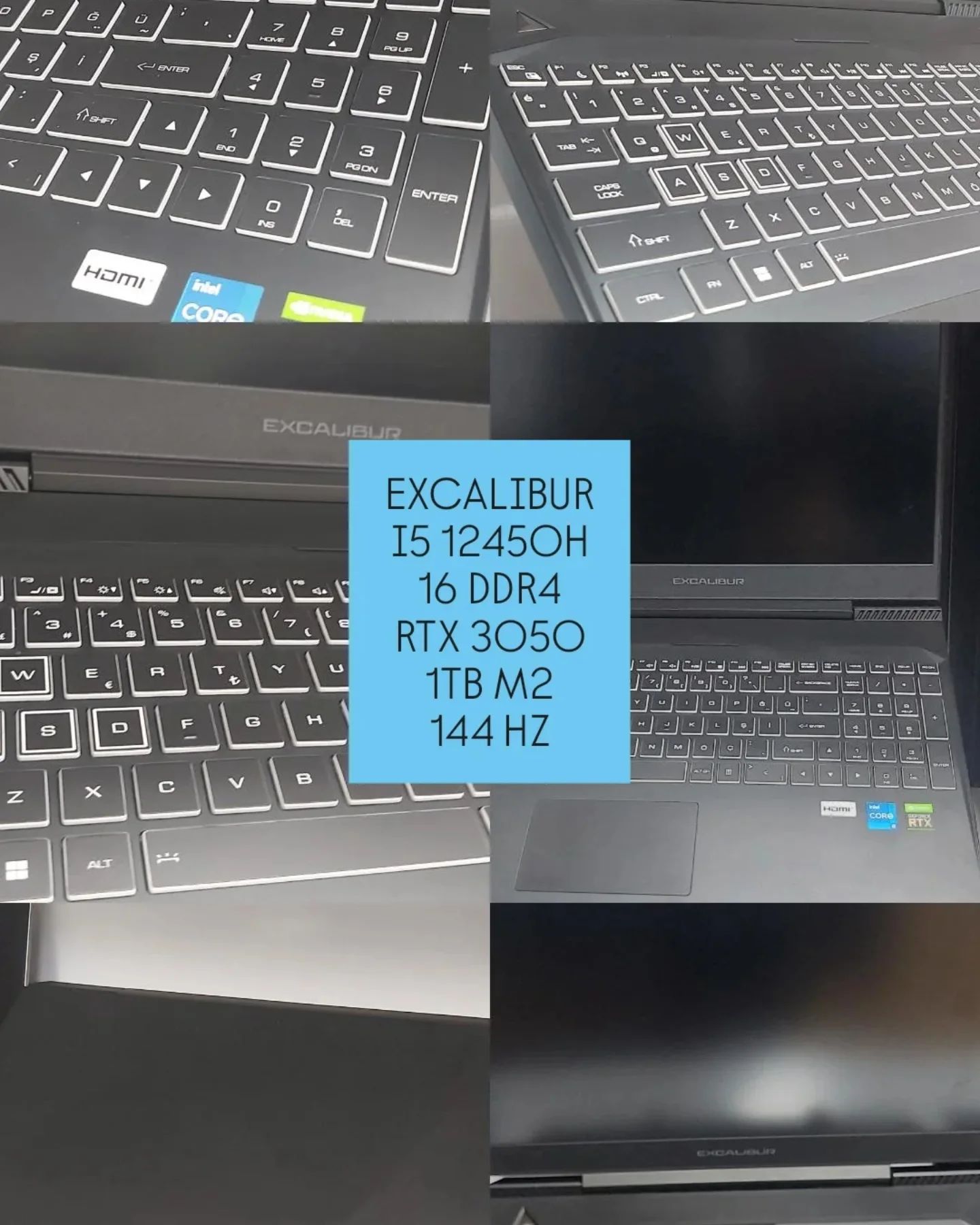 EXCALIBUR G770 144 HZ GTX 3050
Ürün tertemiz. 12. nesil 3050 ekran kartli 144 hz 1 tb disk 16 ramli. kutu ve orjinal sarji vardir batarya sorunsuz